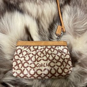 Coach Signature Wristlet